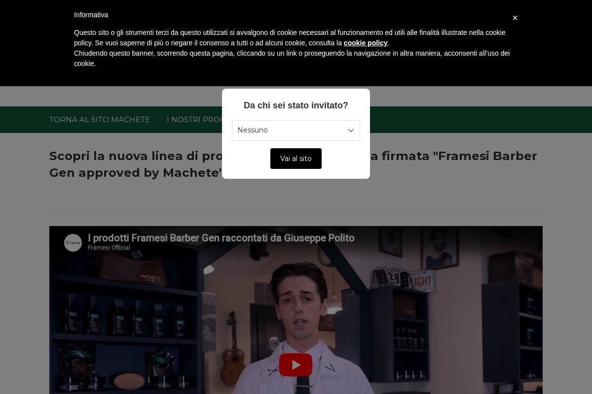 macheteonlineshop.com homepage screenshot