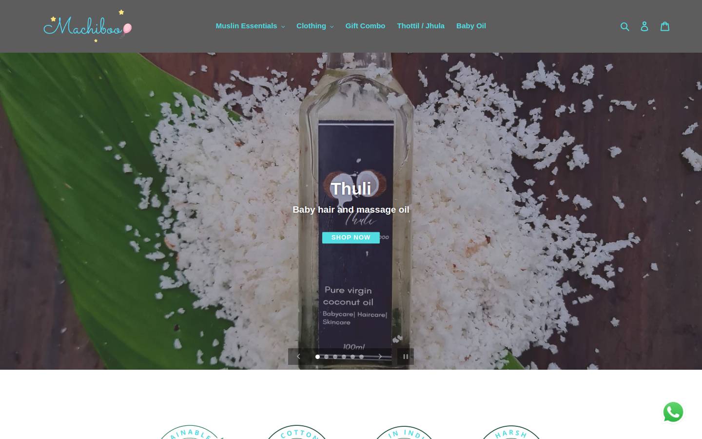 machiboo.in homepage screenshot