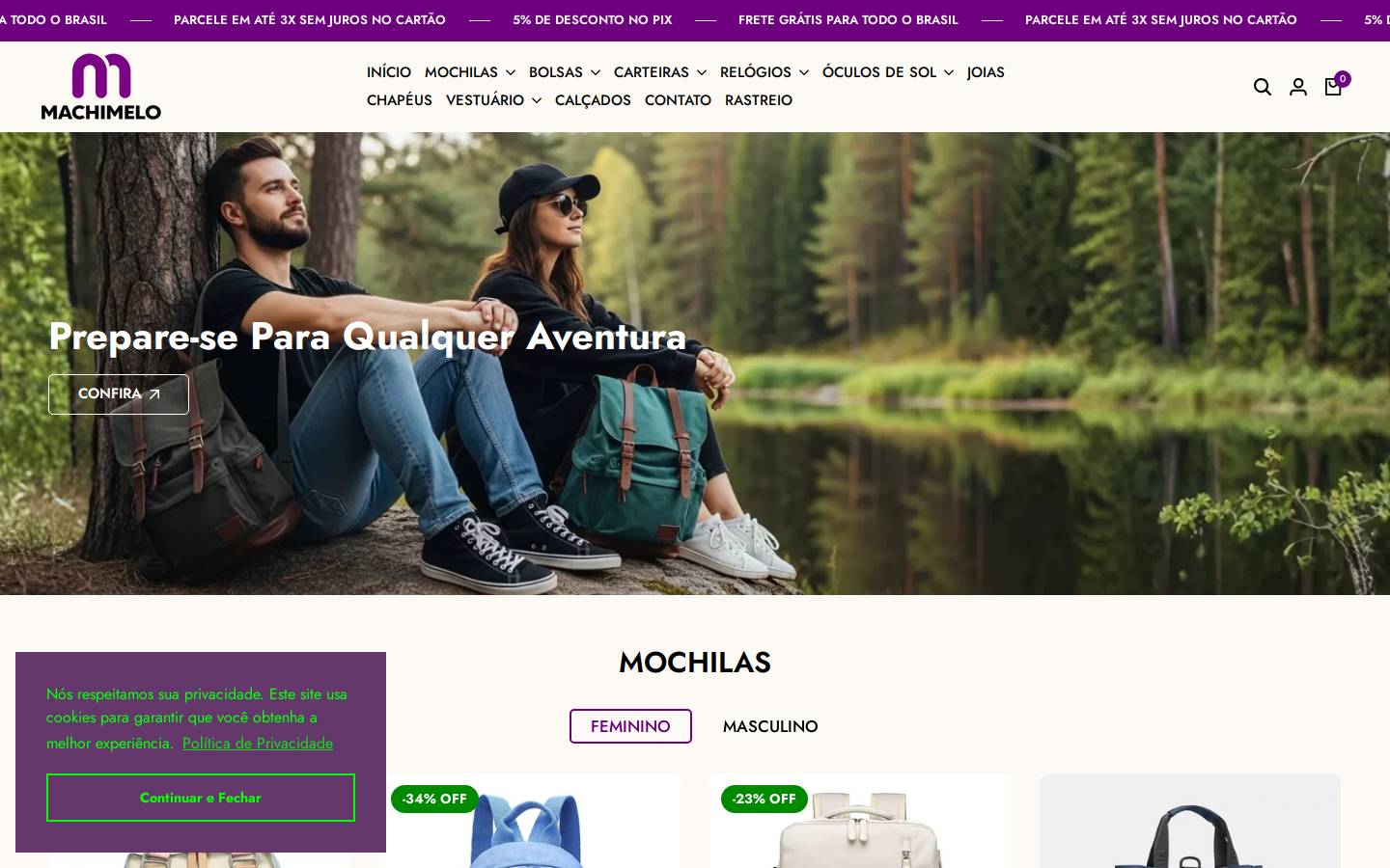 machimelo.com homepage screenshot