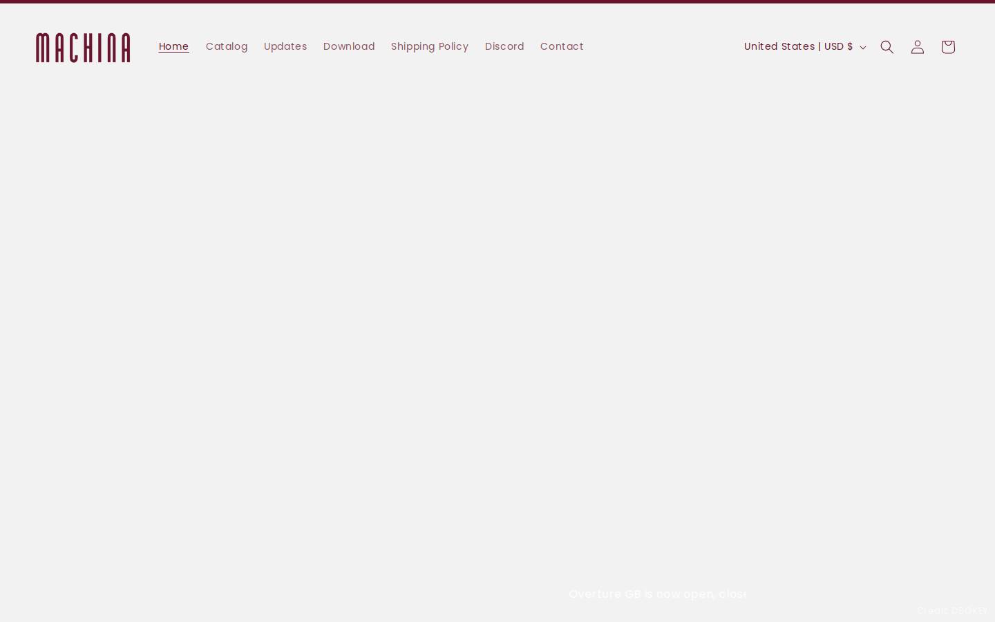 machina.mx homepage screenshot