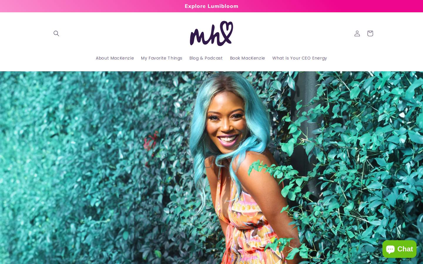 mackenziemcclainhill.com homepage screenshot