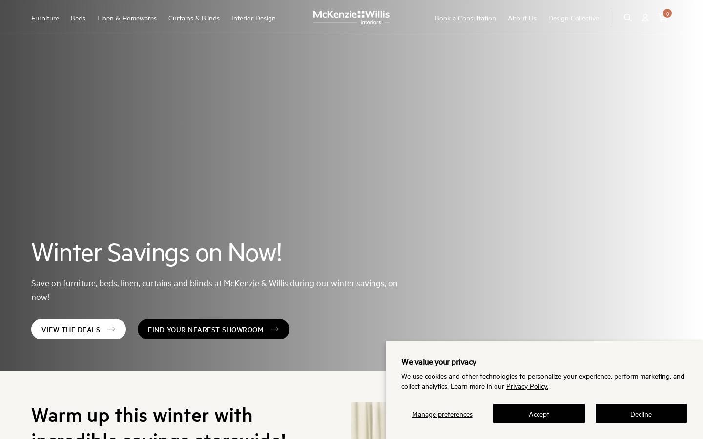 mackenziewillis.co.nz homepage screenshot