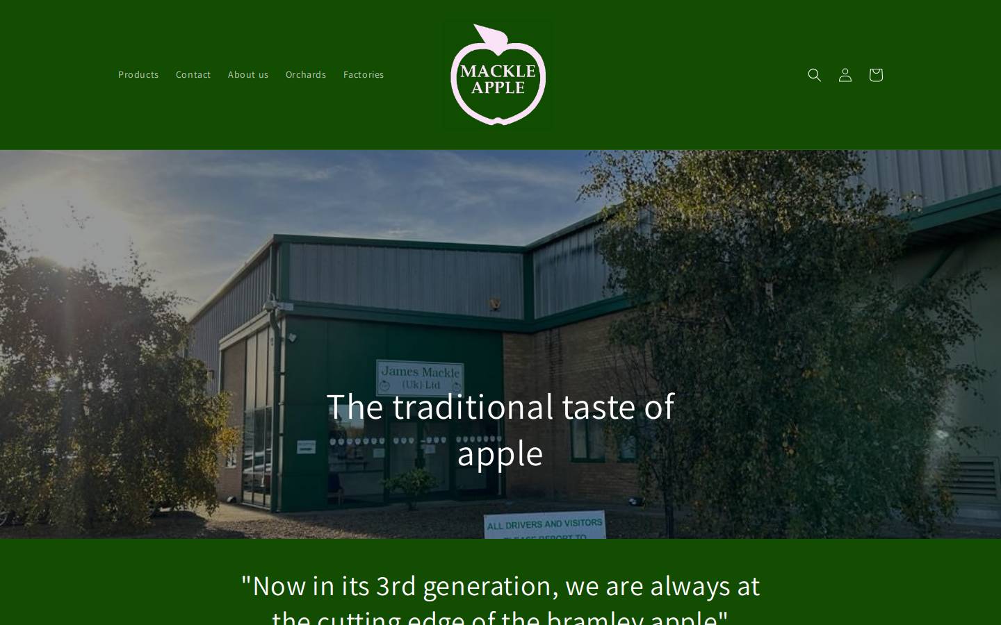 mackleapple.com homepage screenshot