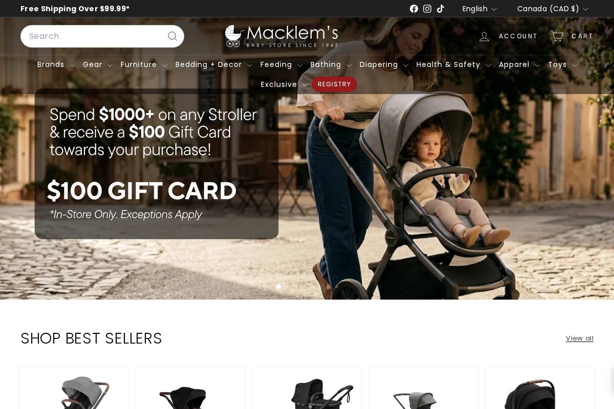 macklems.com homepage screenshot