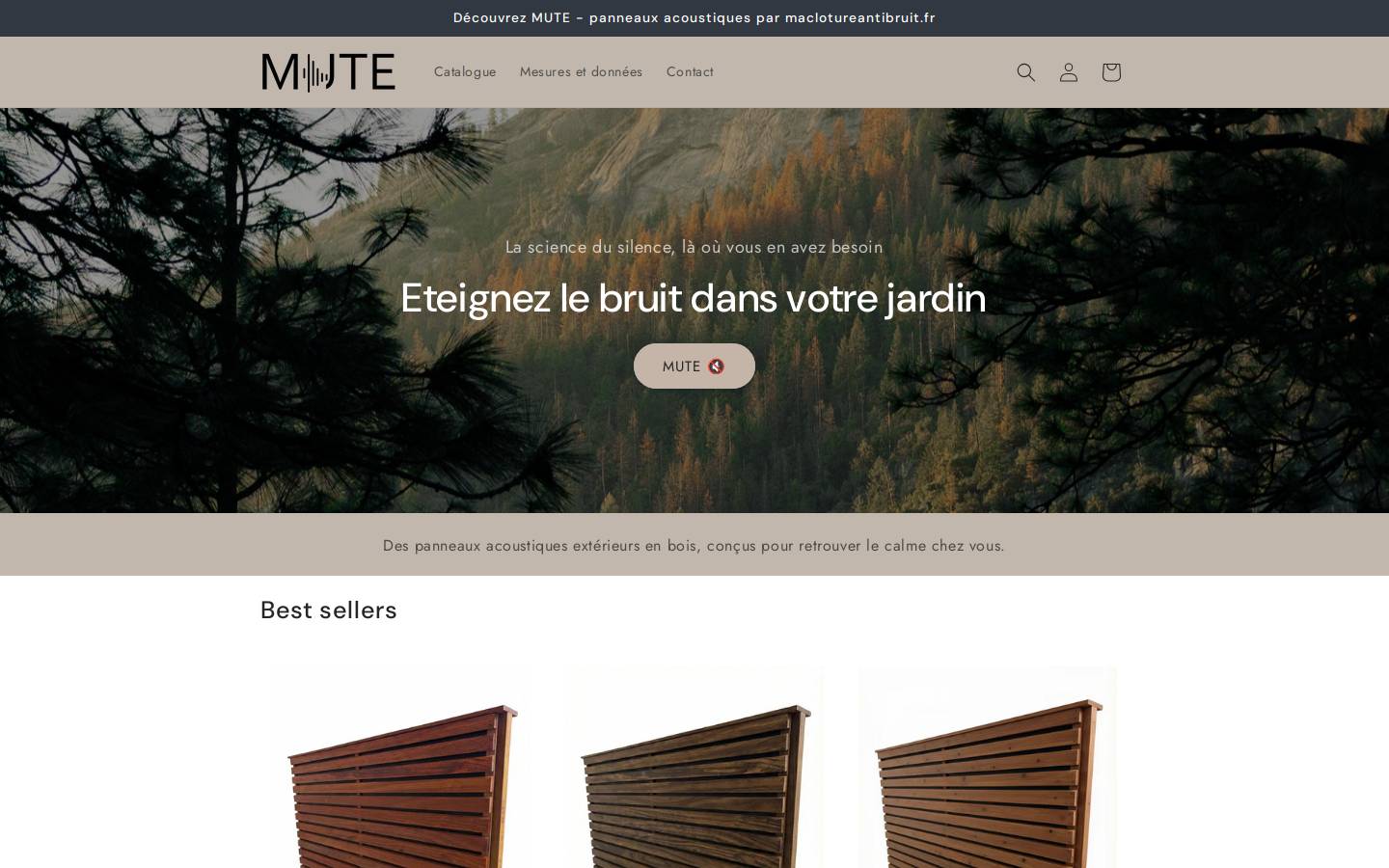 maclotureantibruit.fr homepage screenshot
