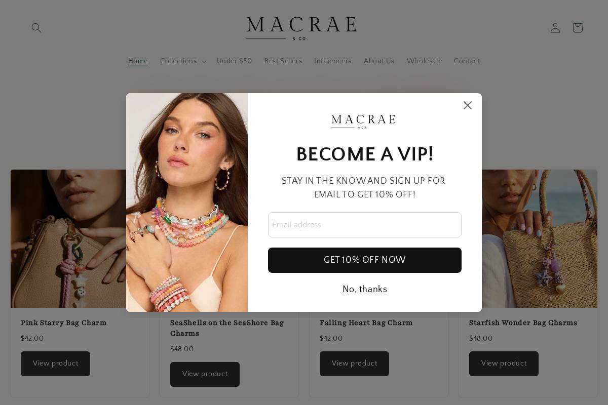 macraeandco.com homepage screenshot