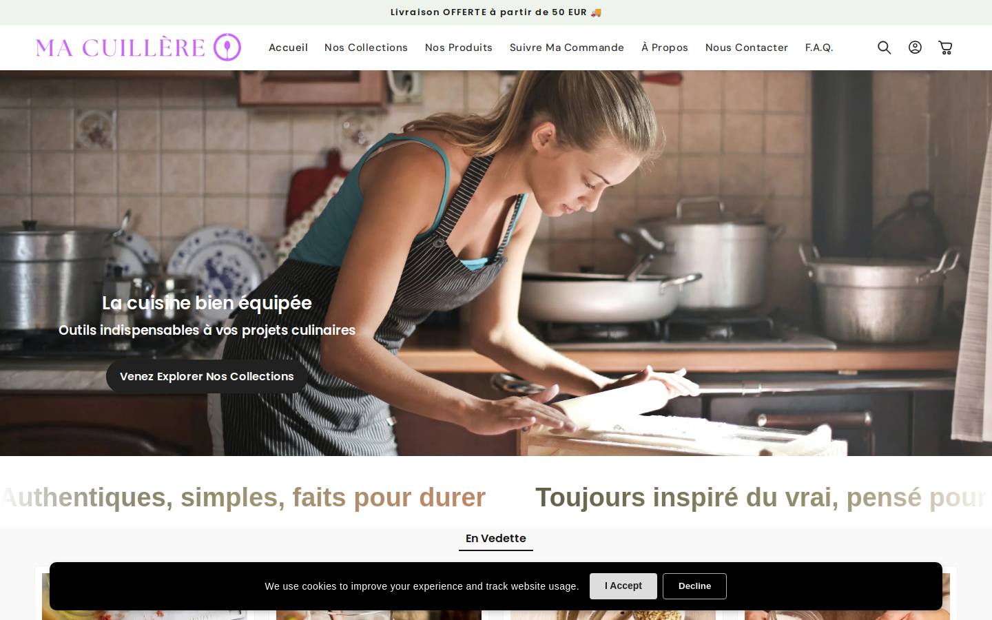 macuillere.com homepage screenshot