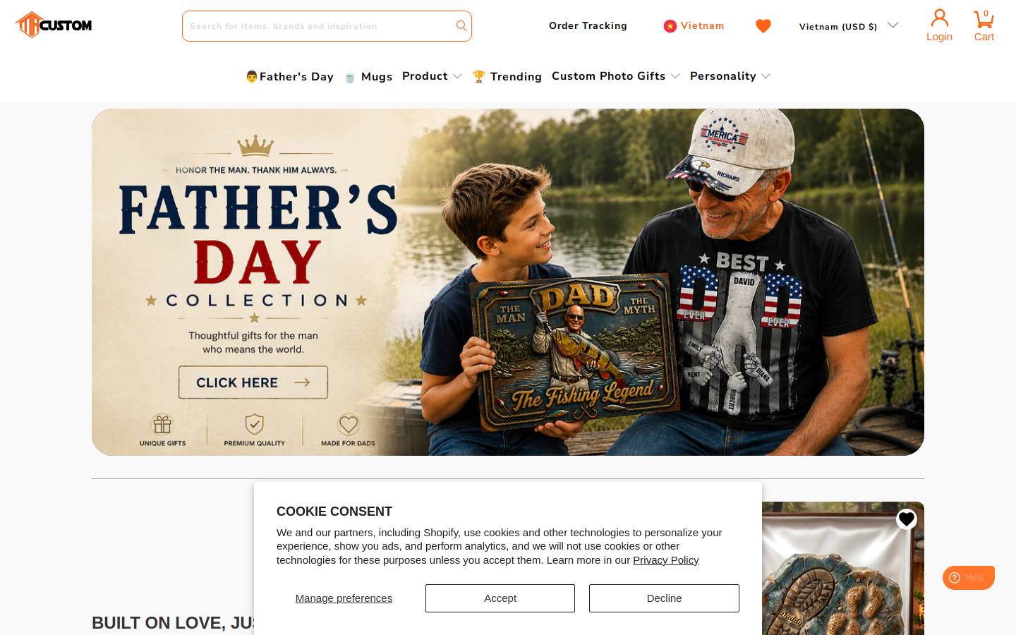 Macustom homepage screenshot
