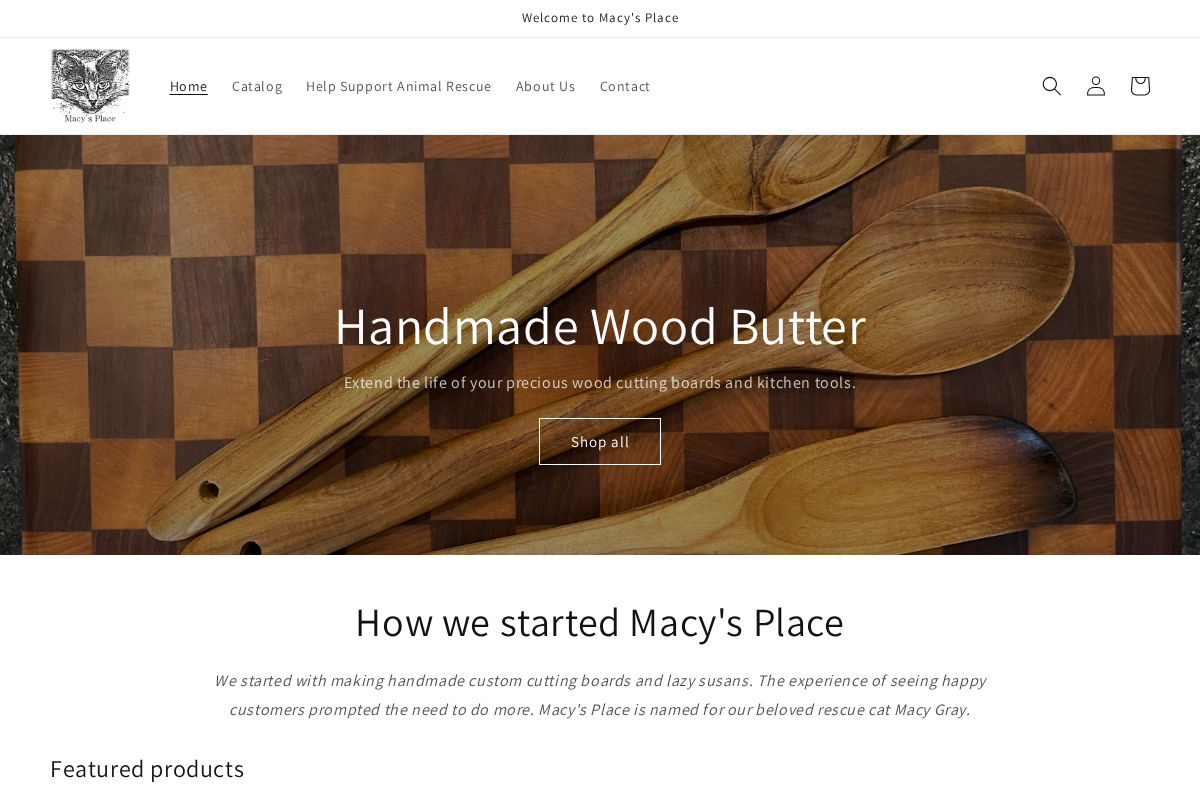 macysplacellc.com homepage screenshot