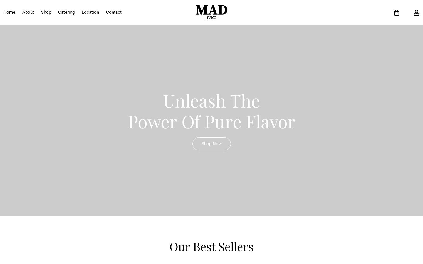 mad-juice.com homepage screenshot