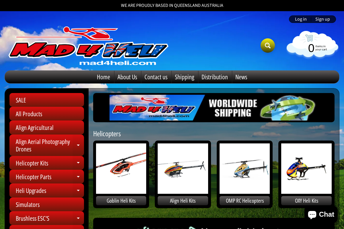 Mad 4 Heli homepage screenshot
