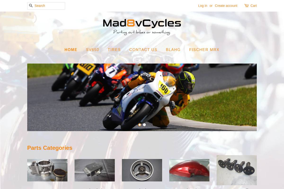 mad8v.com homepage screenshot