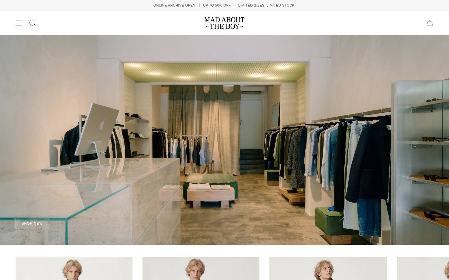 madabouttheboy.com.au homepage screenshot