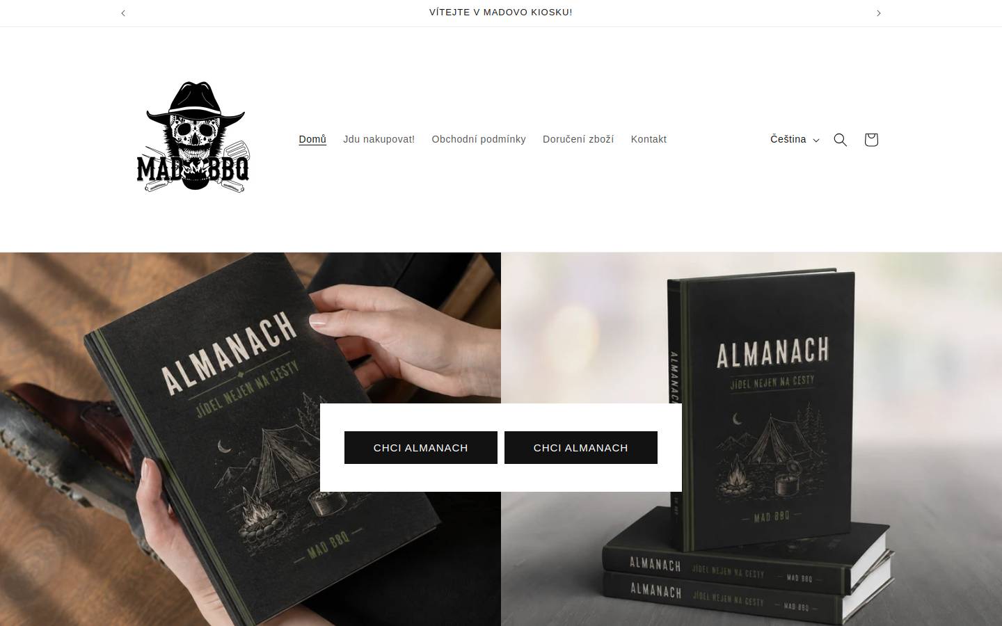 madbbq.cz homepage screenshot