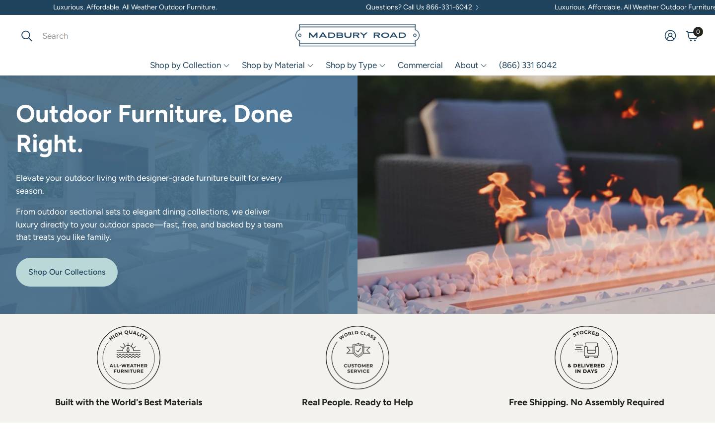 Madbury Road homepage screenshot