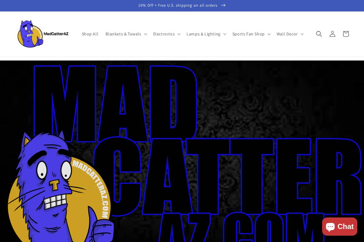 madcatteraz.com homepage screenshot