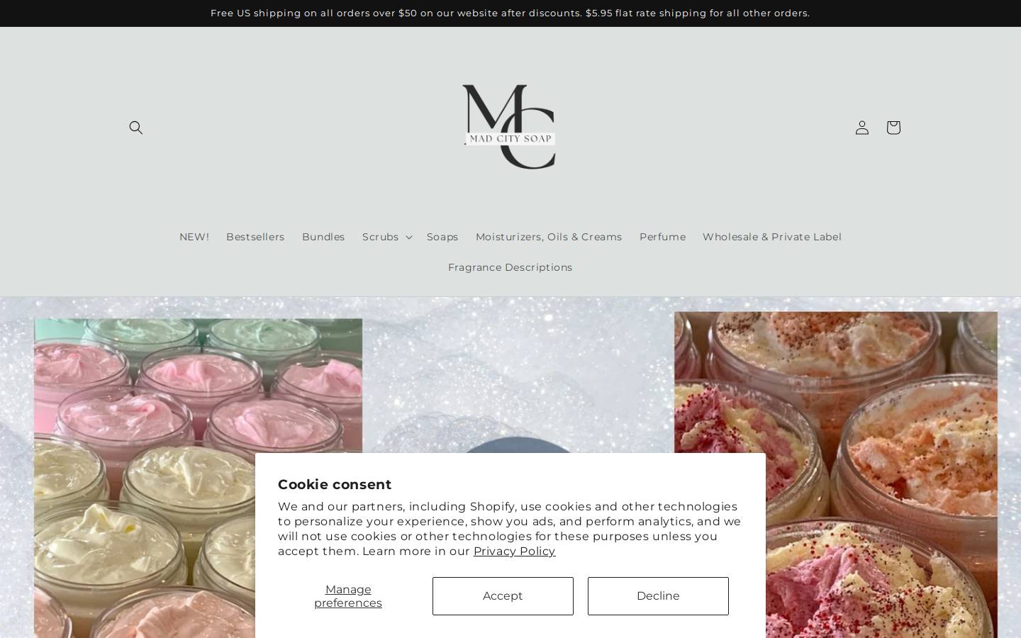 madcityscrubs.com homepage screenshot