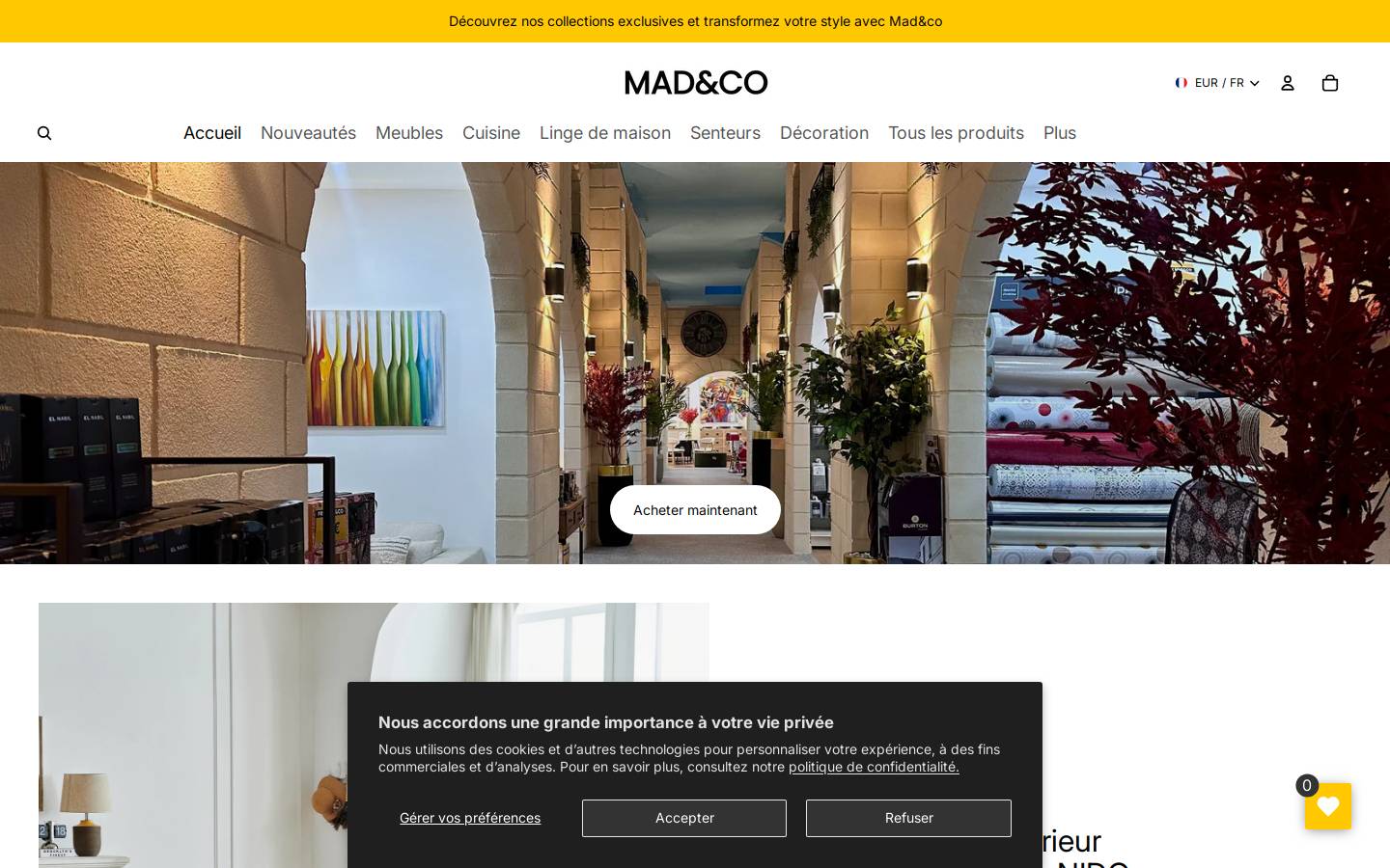 madco.fr homepage screenshot