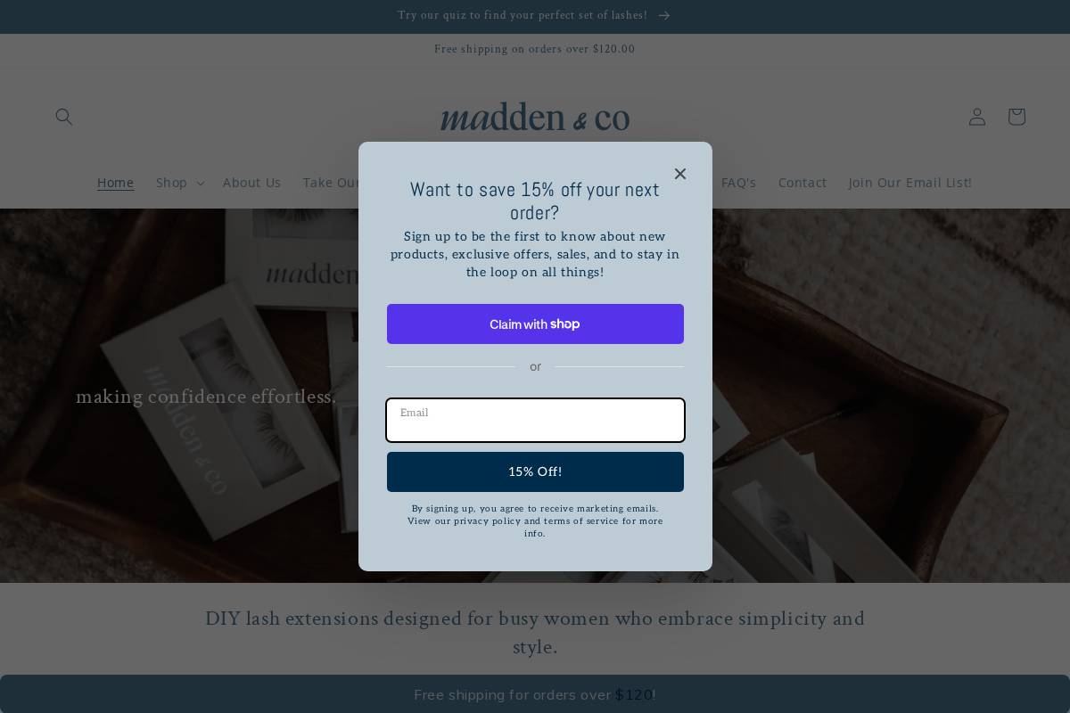 maddenandco.ca homepage screenshot