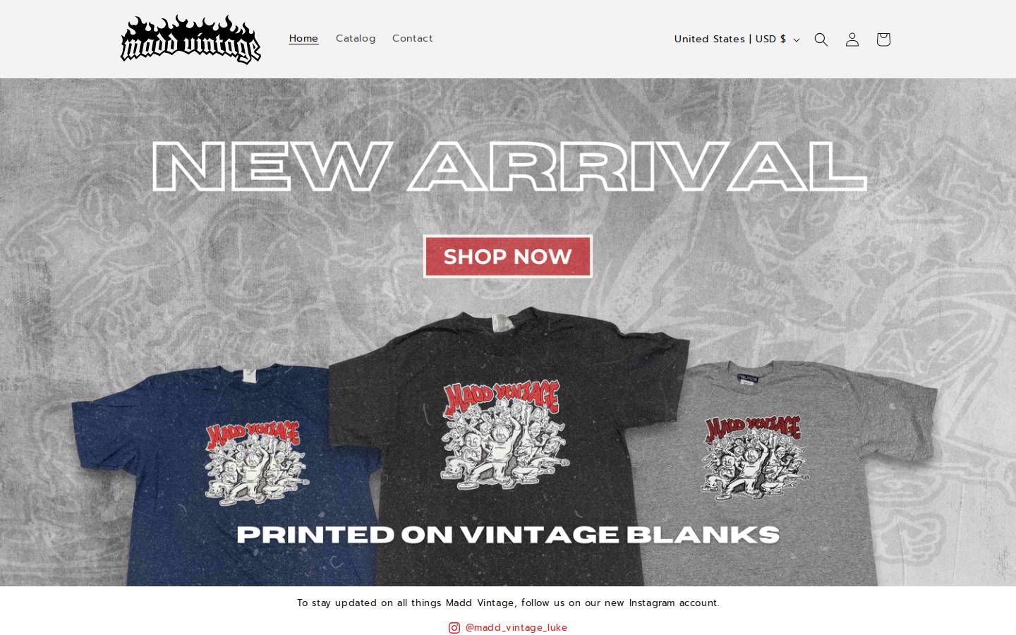 maddvintage.net homepage screenshot