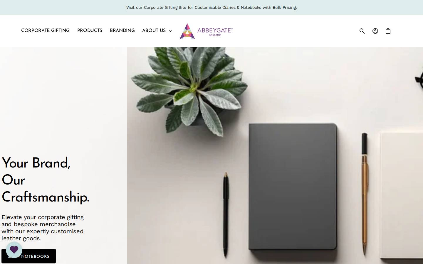 madebyabbeygate.com homepage screenshot