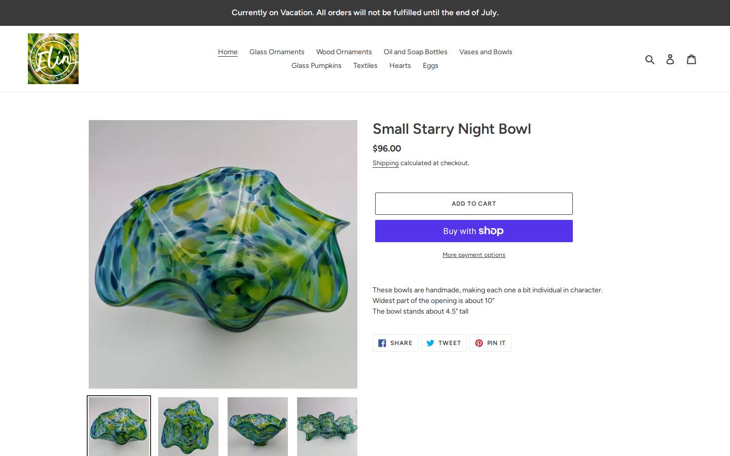 madebyelin.com homepage screenshot