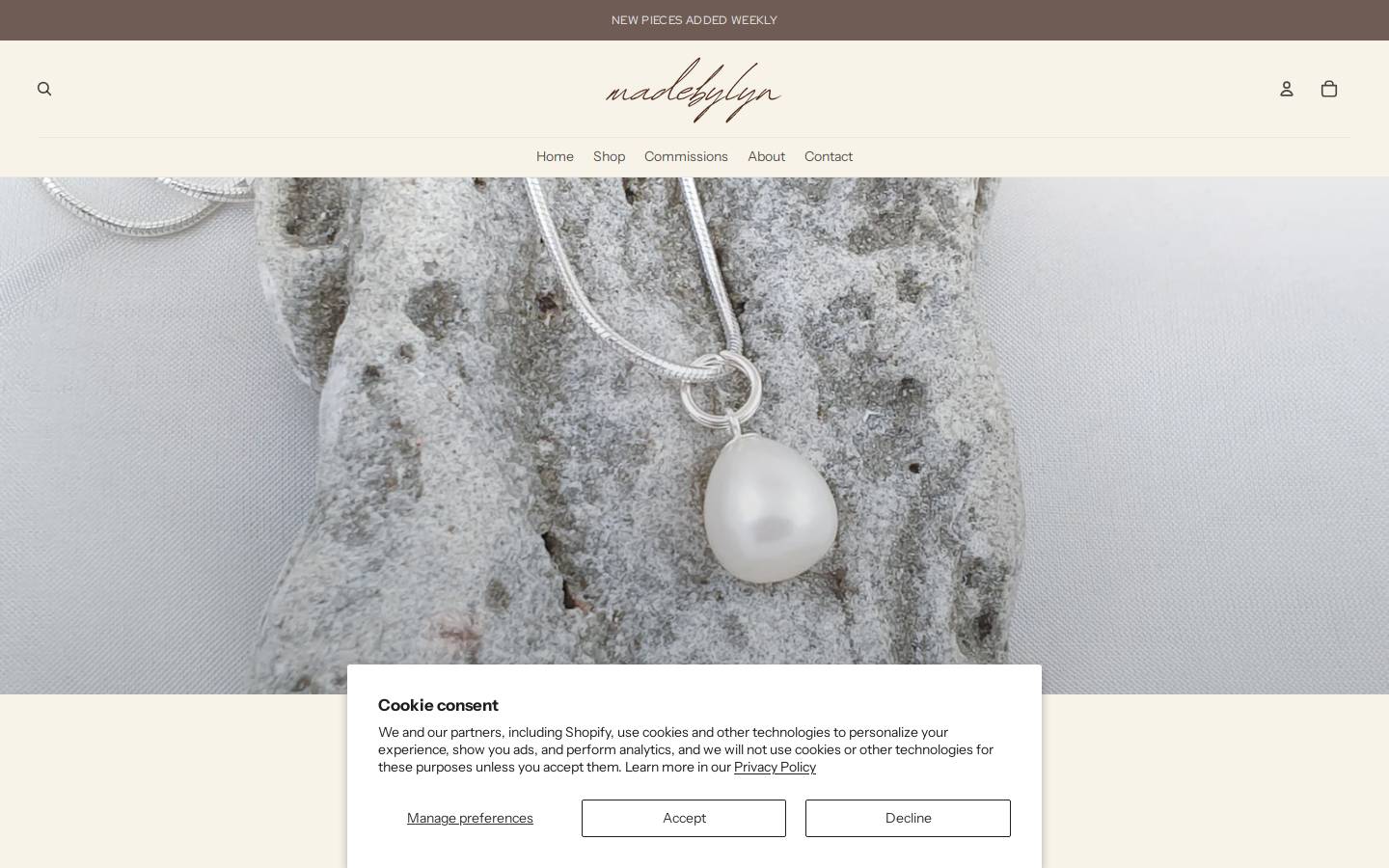 madebylyn.com.au homepage screenshot