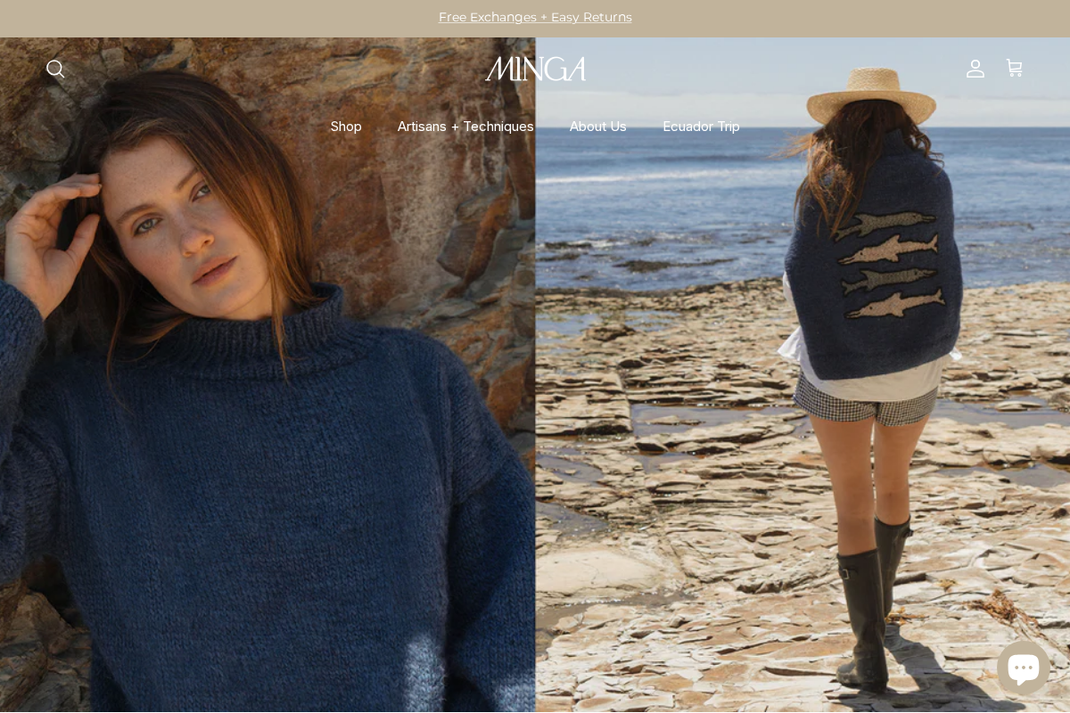 madebyminga.com homepage screenshot