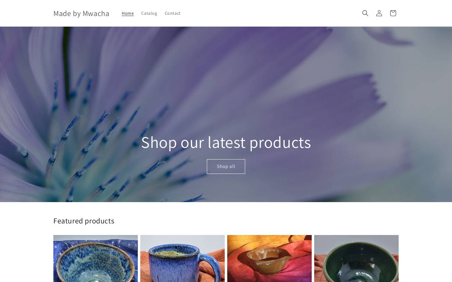 madebymwacha.com homepage screenshot