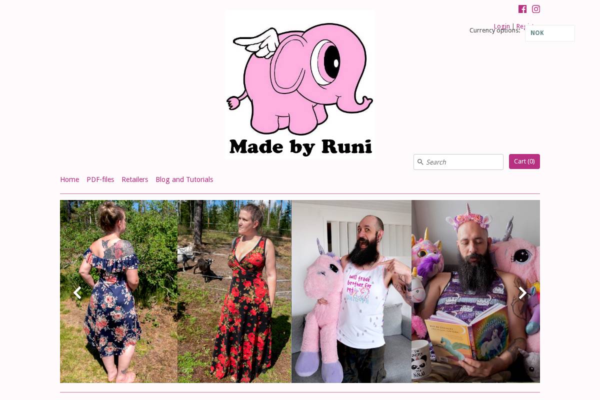 Madebyruni homepage screenshot