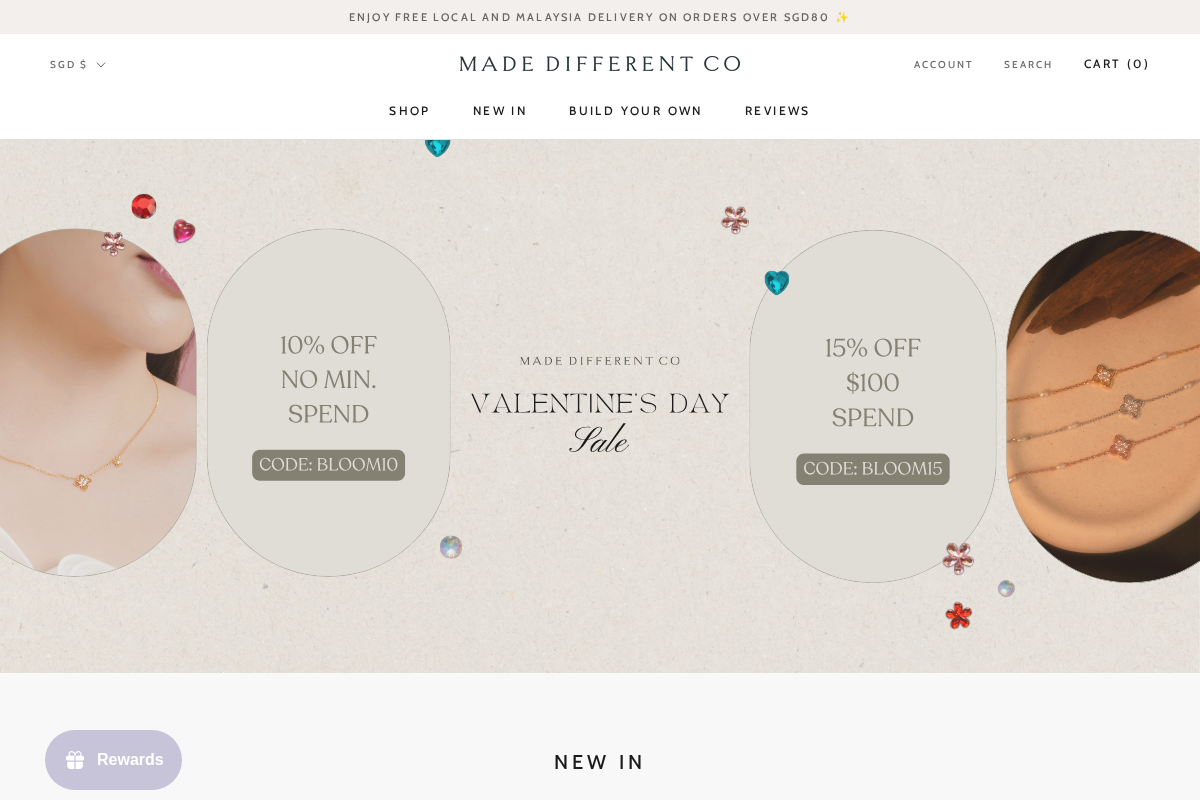 Made Different Co homepage screenshot