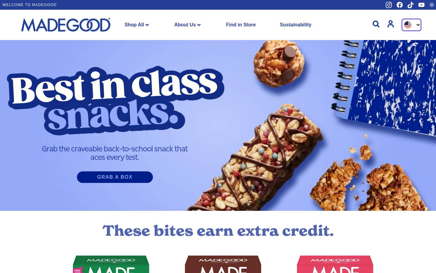 madegoodfoods.com homepage screenshot