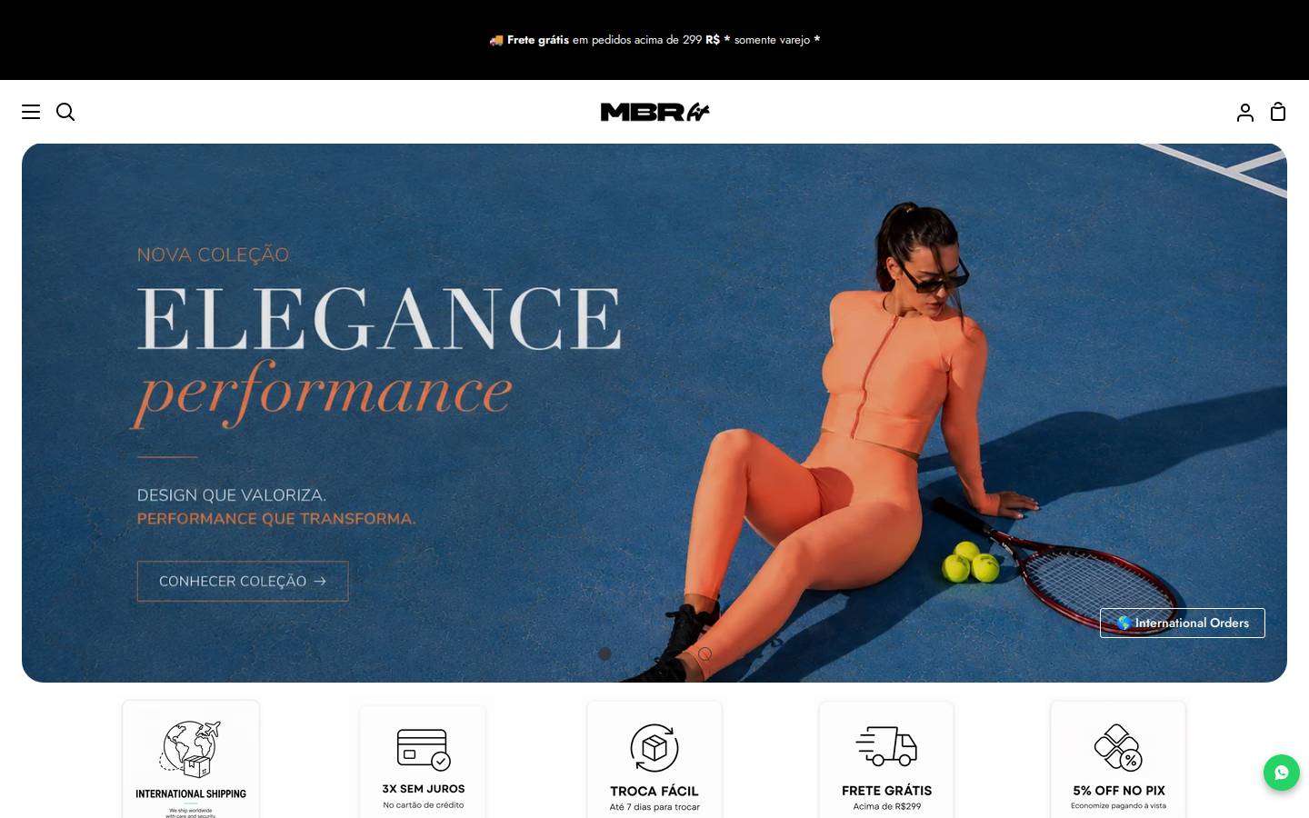 Made In Brazil Fit homepage screenshot