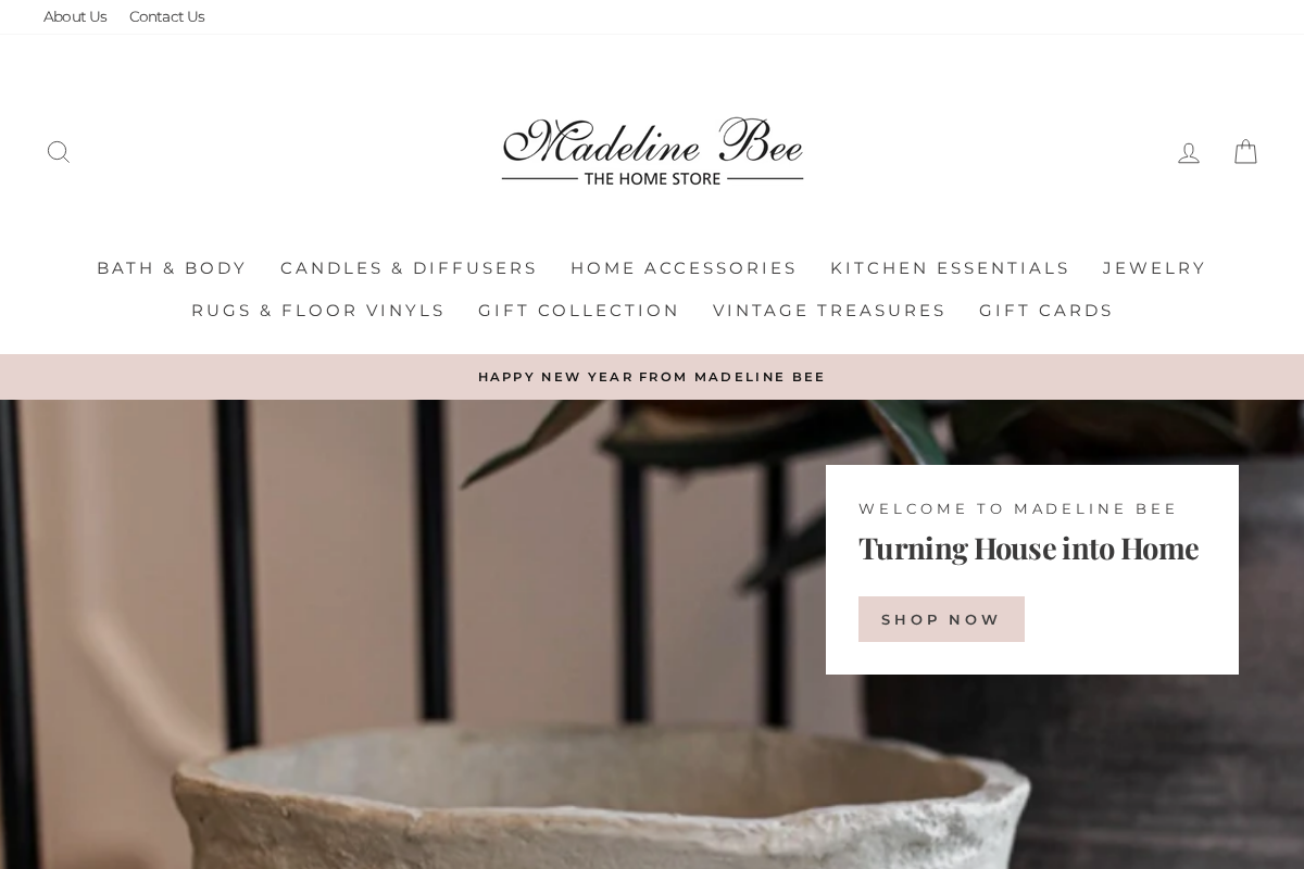madelinebee.ca homepage screenshot