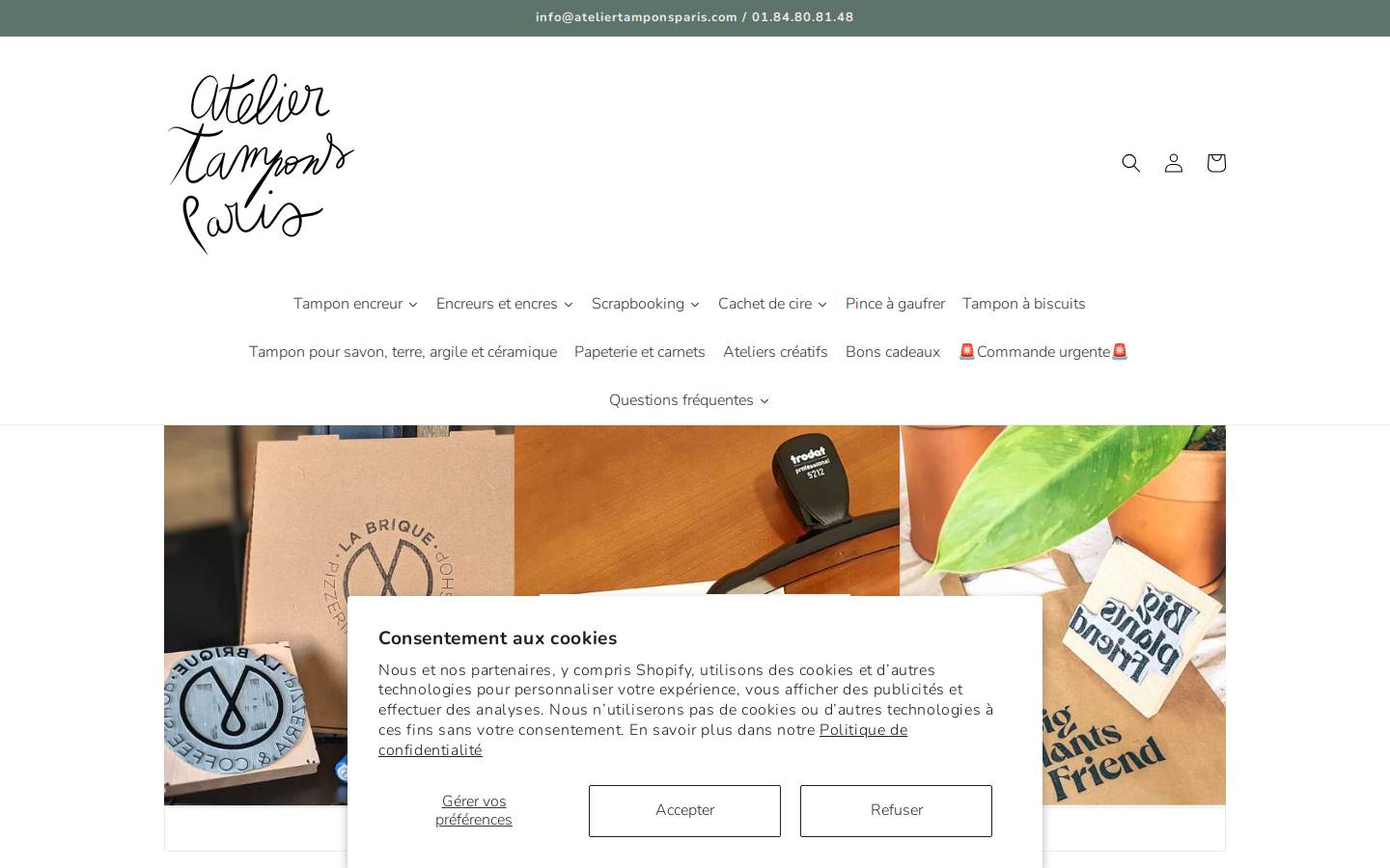 mademoisellebiscuit.com homepage screenshot