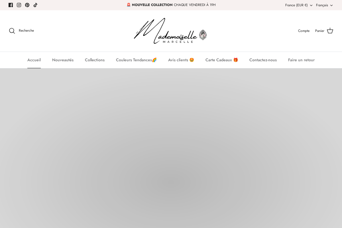 Mademoiselle Marcelle homepage screenshot