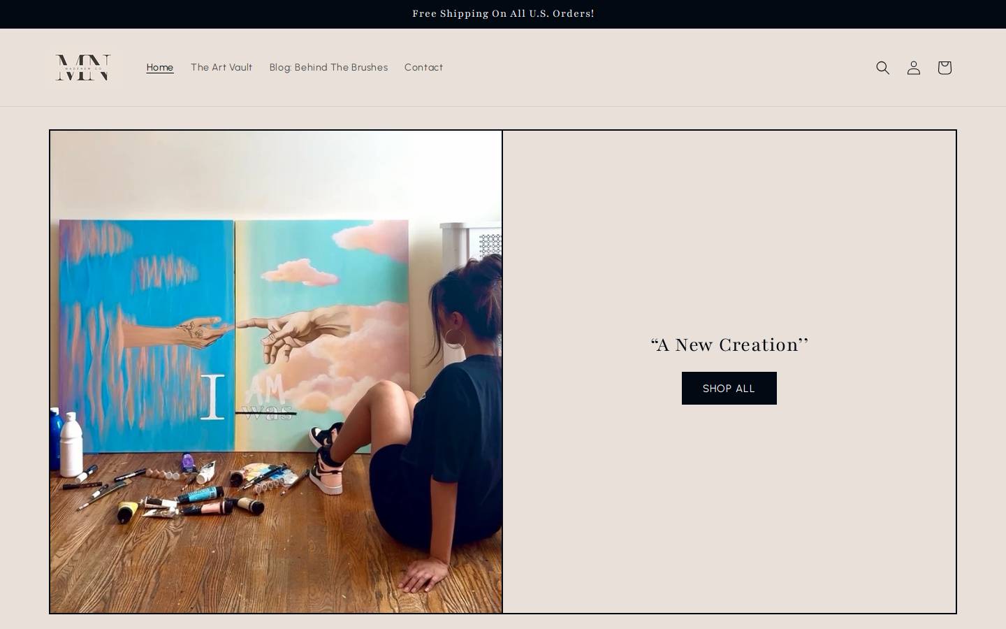 madenew.one homepage screenshot
