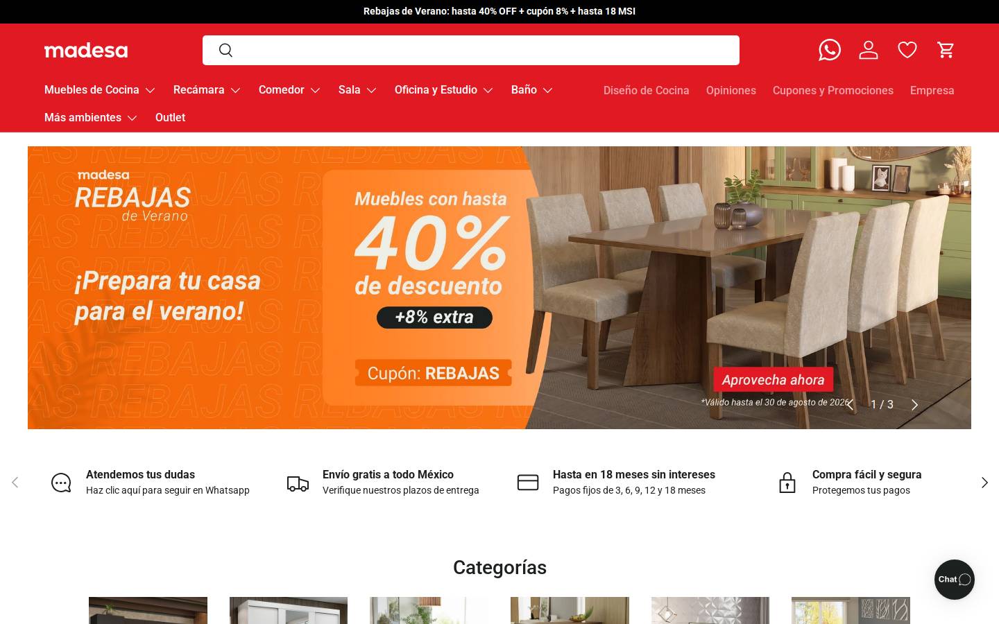 madesa.com homepage screenshot