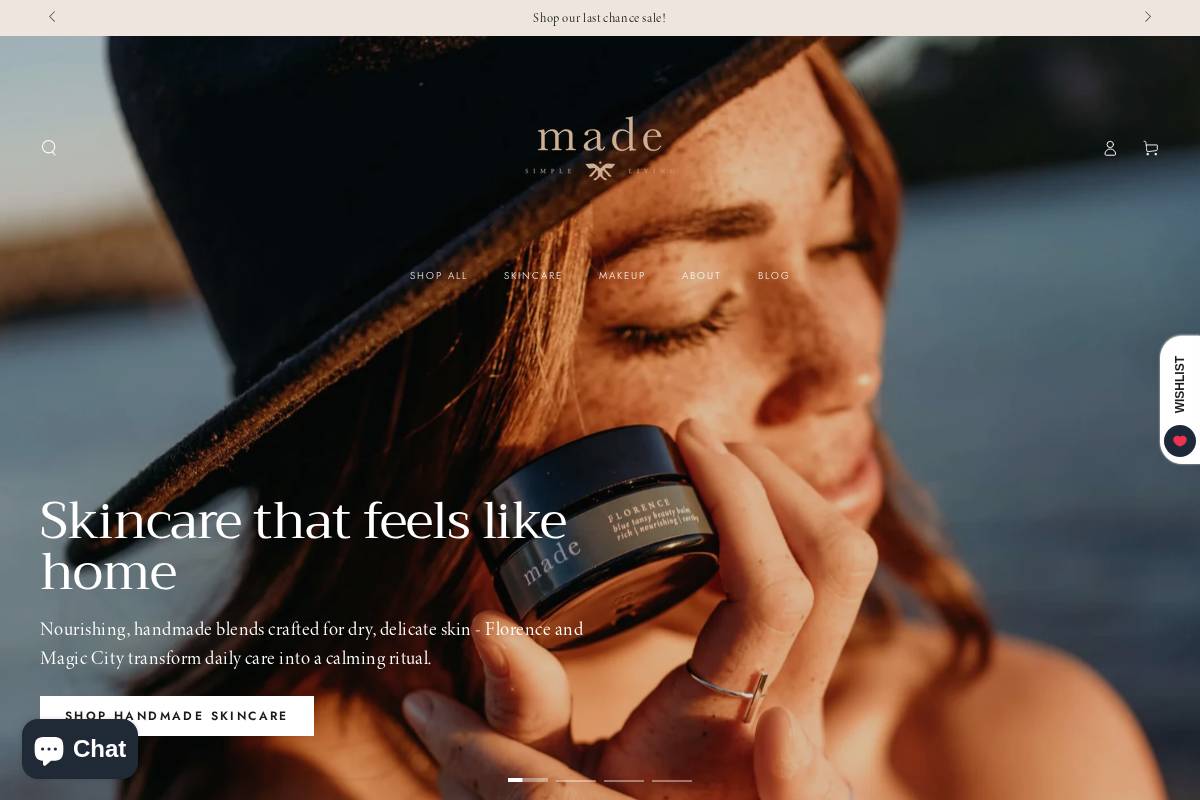 madesimpleliving.com homepage screenshot
