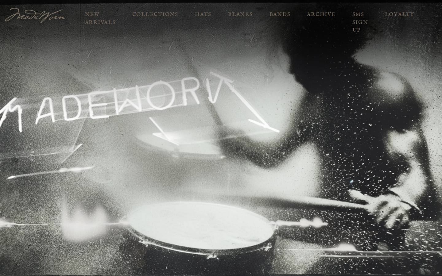 MadeWorn homepage screenshot