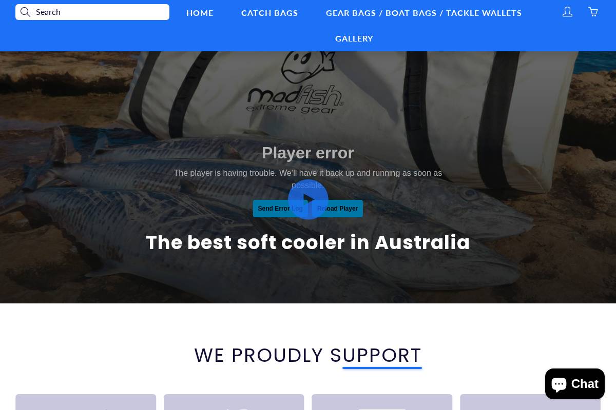 madfishgear.com homepage screenshot