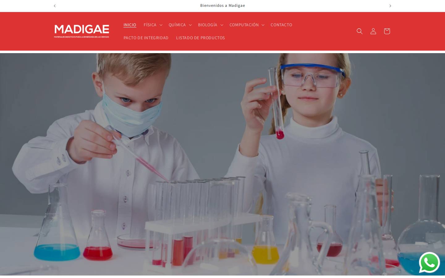 madigae.cl homepage screenshot