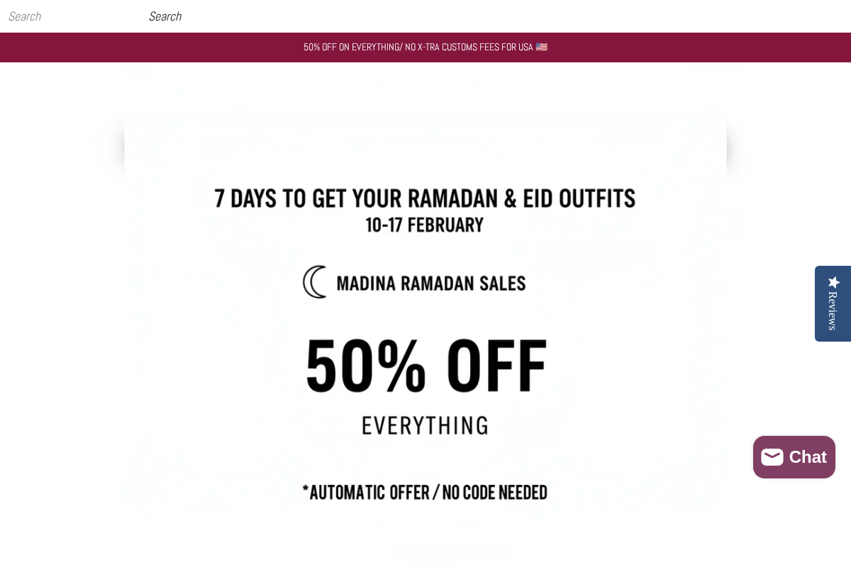 Madinaparis homepage screenshot