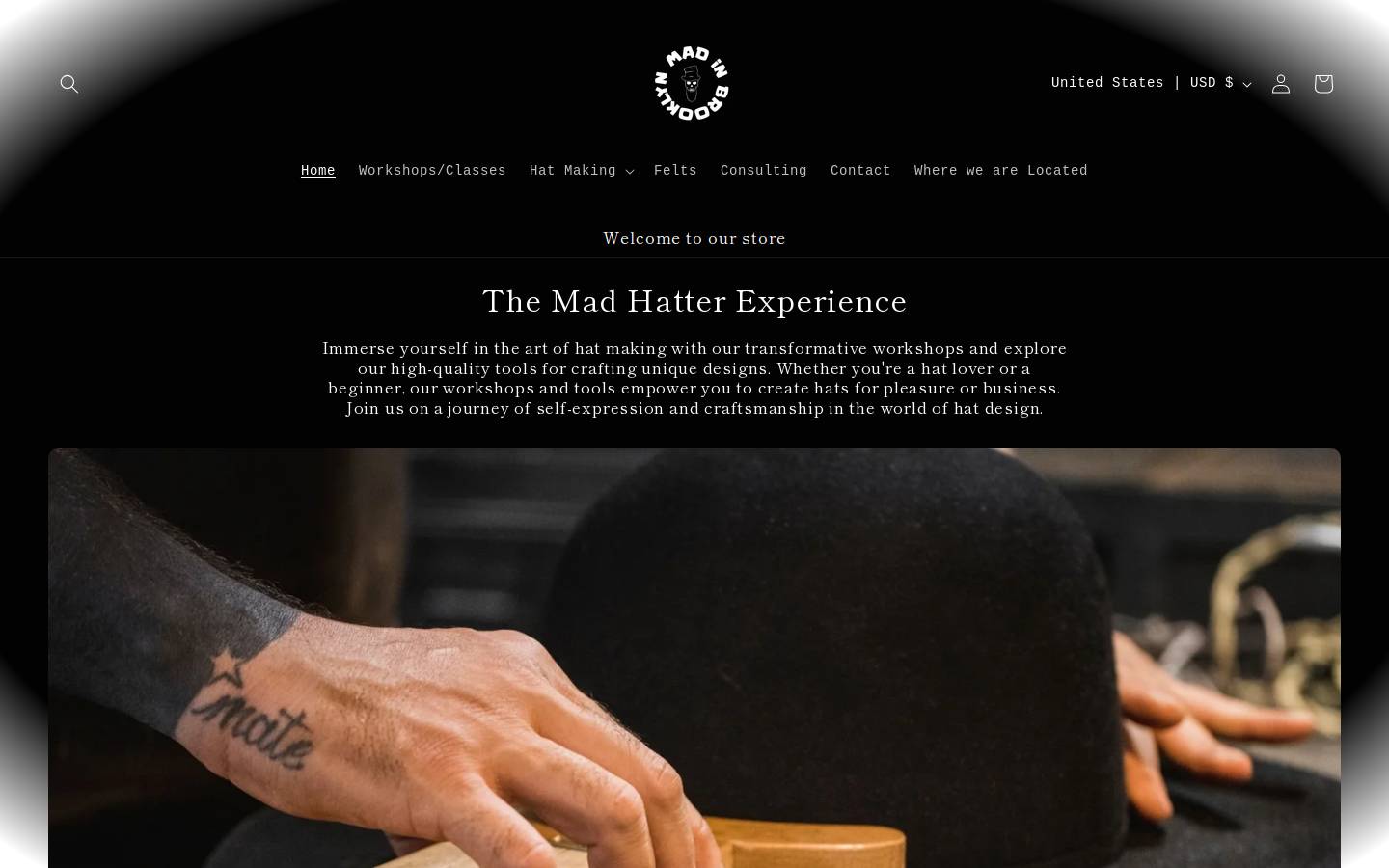 madinbrooklyn.com homepage screenshot