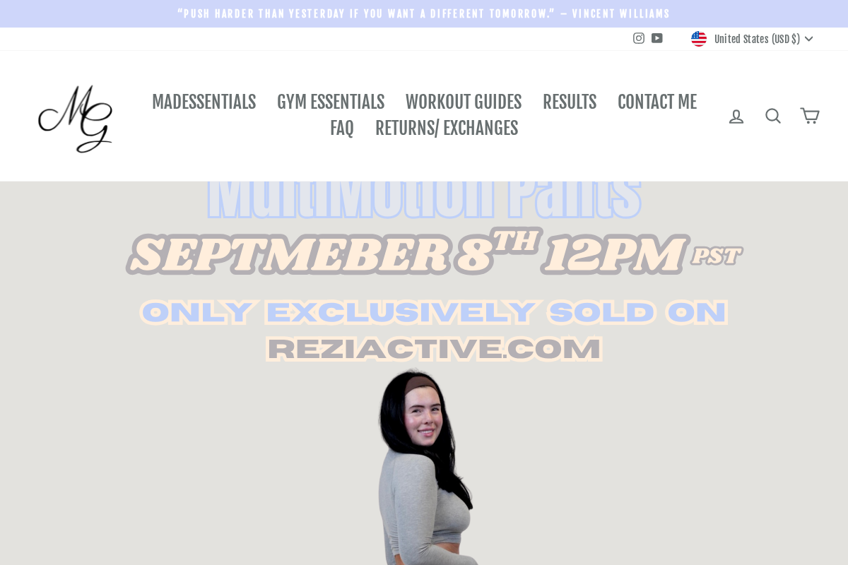 madisonginley.com homepage screenshot