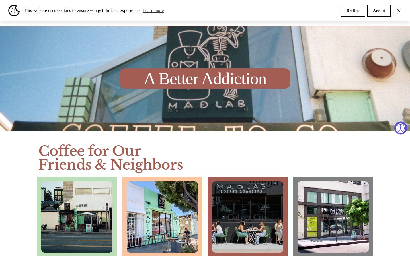 madlab.co homepage screenshot