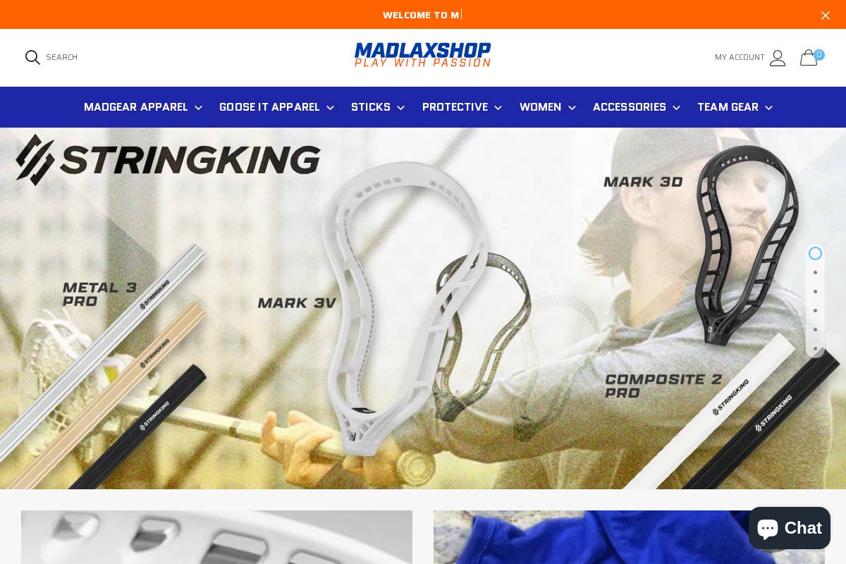 madlaxshop.com homepage screenshot