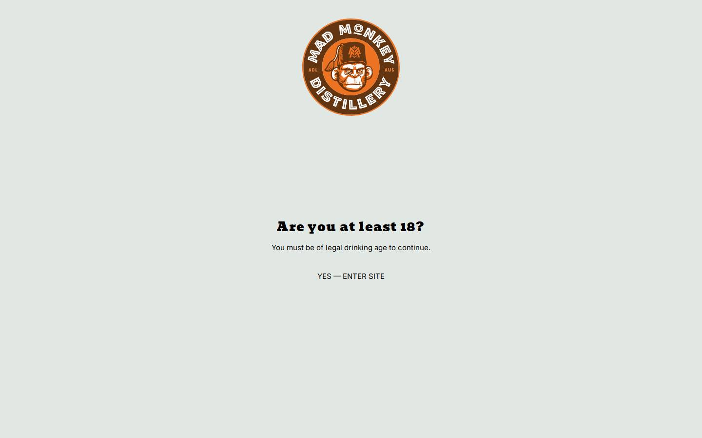 madmonkeydistillery.com.au homepage screenshot