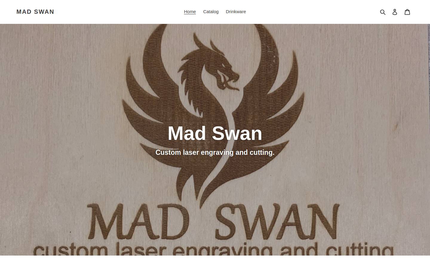 madswanusa.com homepage screenshot