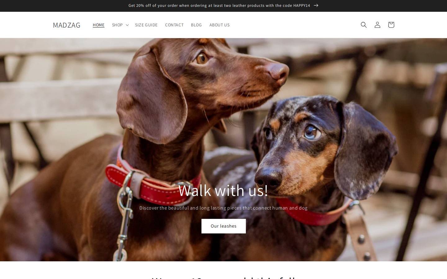 madzagdog.com homepage screenshot